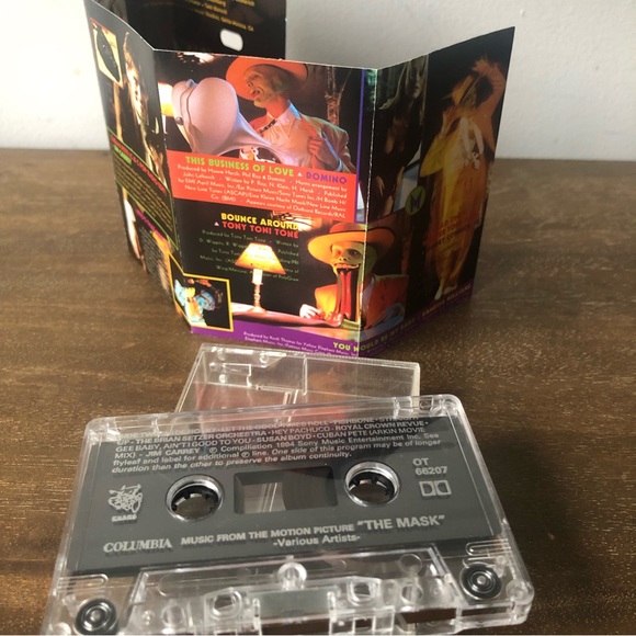 The Mask movie soundtrack vintage cassette tape - Picture 5 of 7